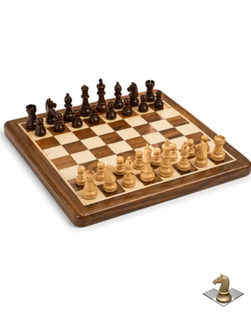 Premium Acacia Wood Chess Set 16 Inch – Elegant Board Game